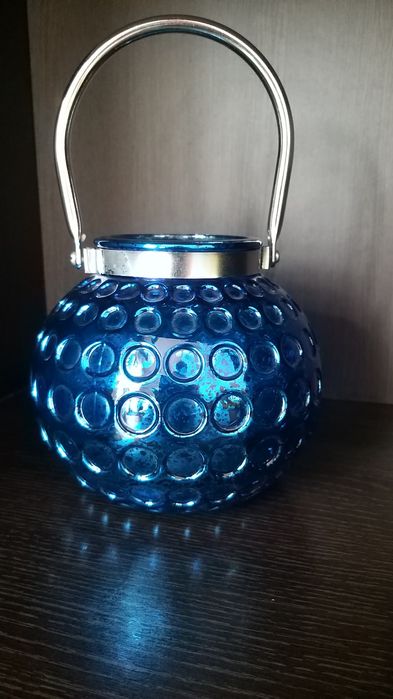 Декоративная ваза стекло