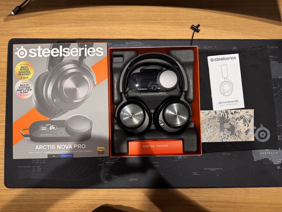 Steelseries Arctis Nova Pro + DAC Wired Слушалки