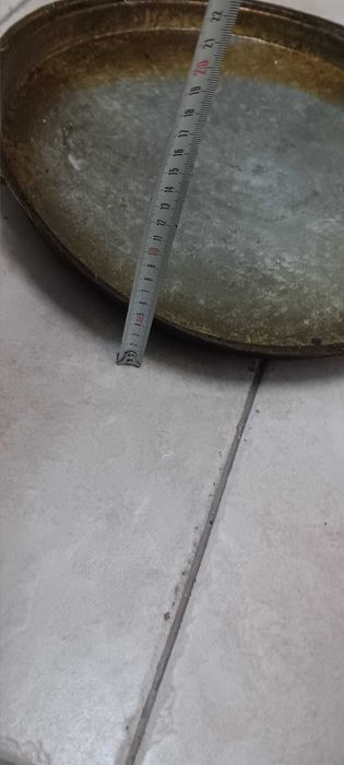 Старинни  български медни калайдисани тави