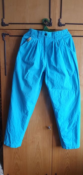 Брюки - бананы, хлопок, летние,  46 размер