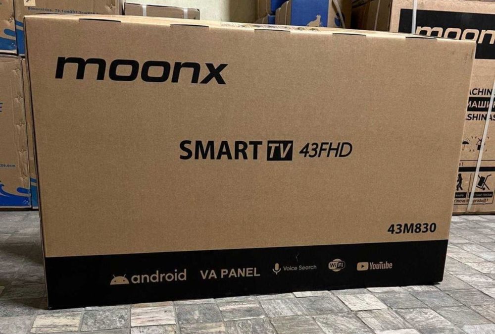 Телевизор Moonx 43/50/55 Smart Androd TV Доставка Бесплатно