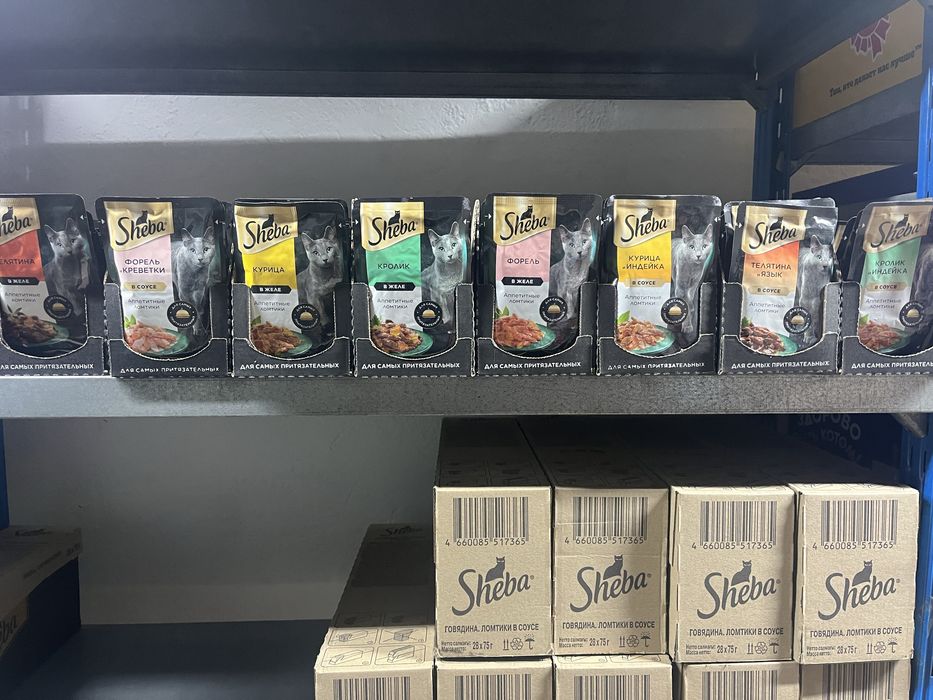 Корм для кошек феликс, вискас, шеба