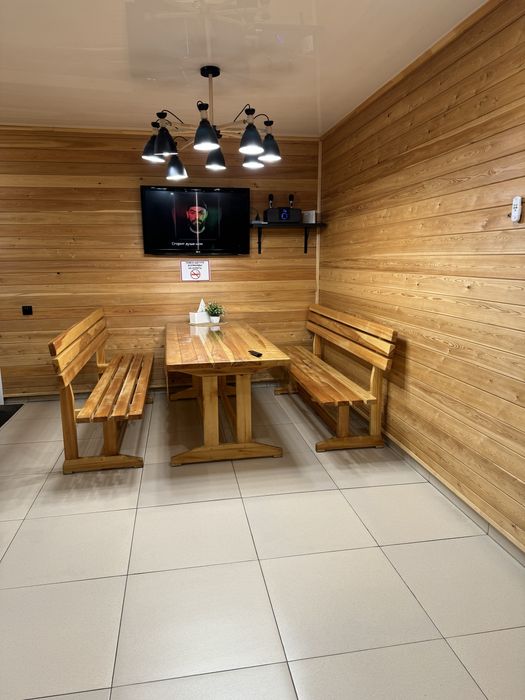 Баня на дровах новая