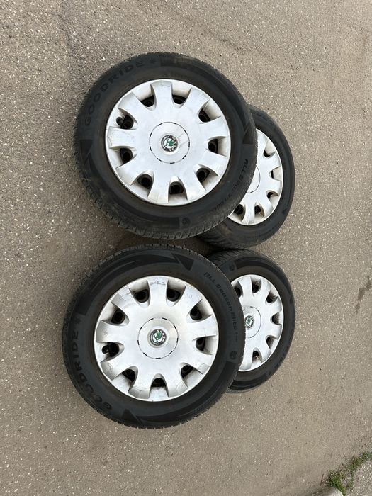 Roti 195/65/15 skoda ,seat,mercedes,vw, jante cauciucuri m+s
