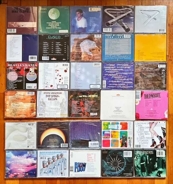 Lot CD orig. pop&electro: Snow, Boney M., BZN, Vangelis, One Direction