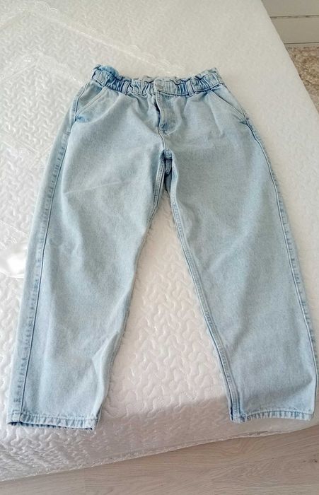 Сини дънки с ластик Sinsay