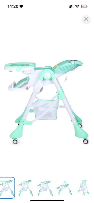 Стульчик Babyton Happy Animals Green