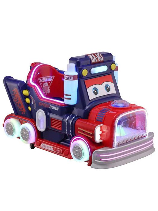 Детска клатушка влакче с монетник и LCD екран Trucking RX-93