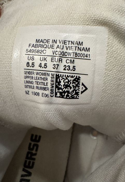 Tenesi sneakers Converse piele