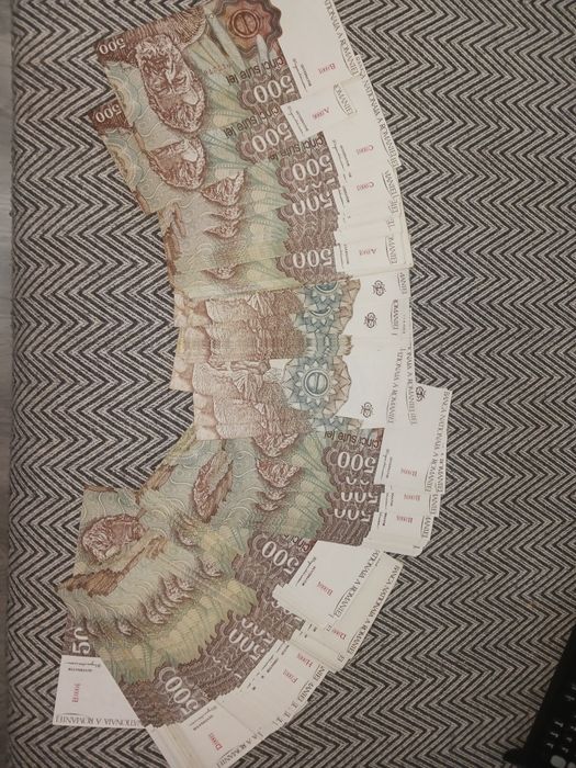 Bancnote de 1000 de lei și 500 de lei - an 1991