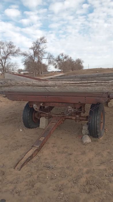 Трактор, Тележка, Косилка