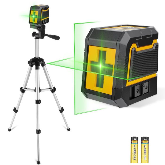 Nivelă laser ASOBRIS X6-B2 cu laser verde + trepied, autonivelantă