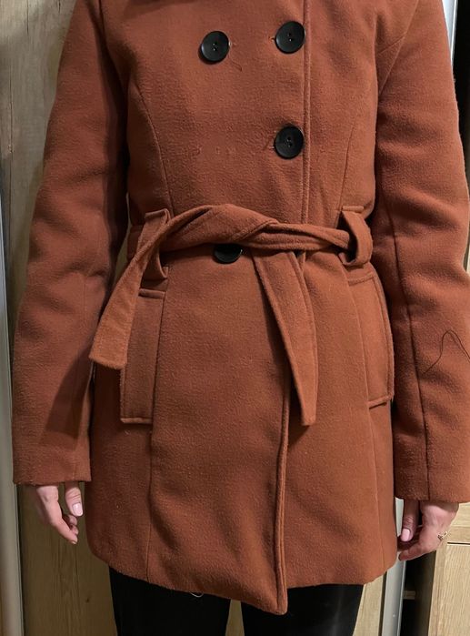 Palton gros mustariu