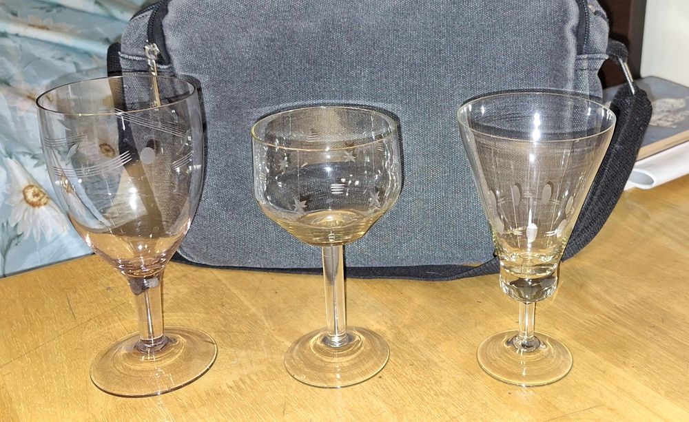 Фужеры из стекла, времен СССР