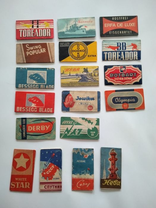 Продавам малка колекция от стари ножчета за бръснене