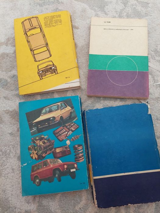 Cărți vechi electrica și mecanică auto