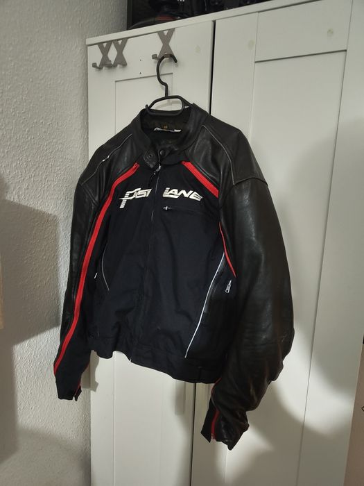 Geacă moto FastLane M/48, Protecții incluse. Stare impecabilă.