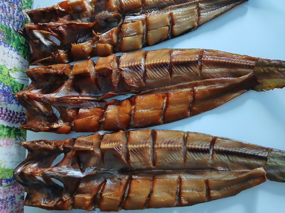Копчёный жайын рыба