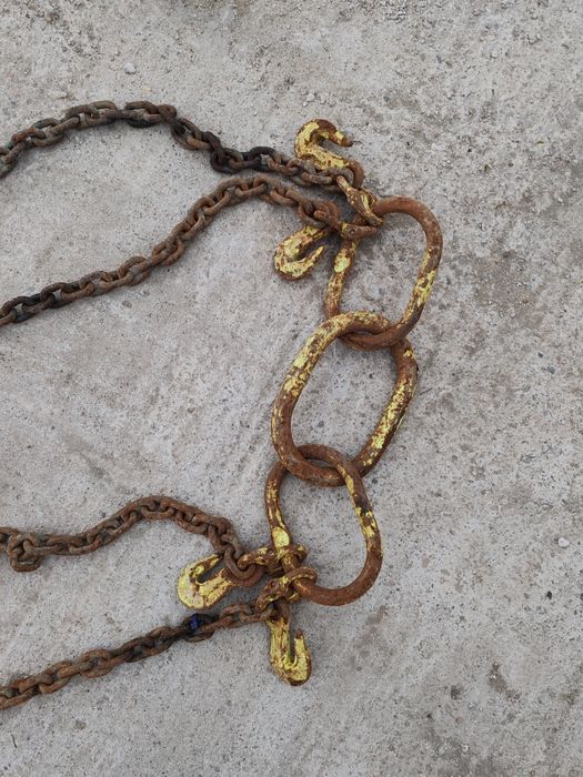 Lanțuri ancorare / ridicare 2 metri cu cârlige – rezistente