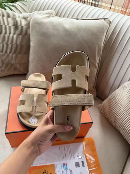 Papuci dama hermes chypre piele naturala