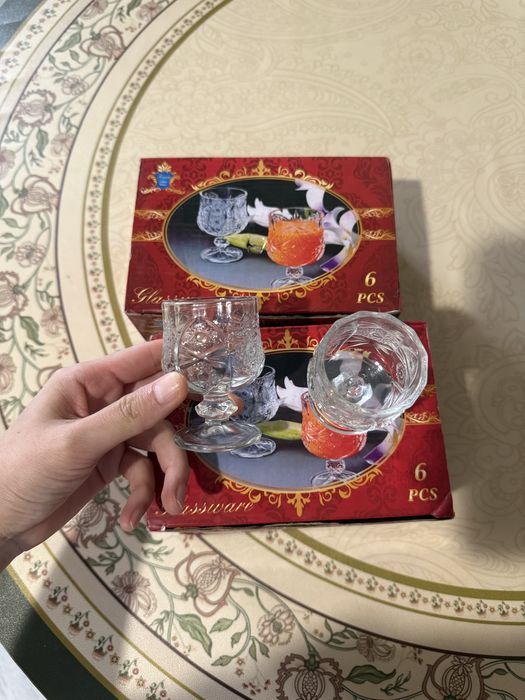 Рюмки 10 шт , стаканы