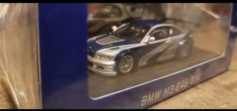 E46 M3 NFS MW 1:64 ghost player (hot wheels)