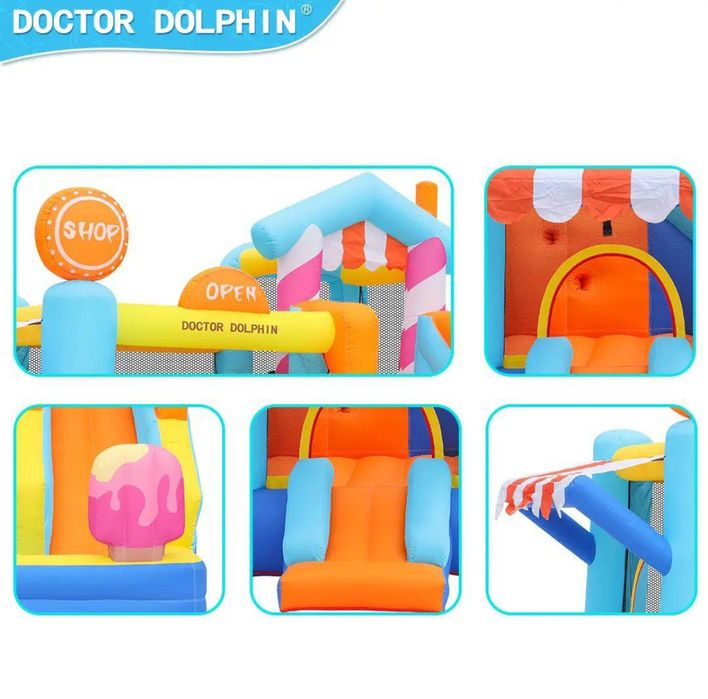 Надувной батут 343х320х235. Бесплатно доставка и установка