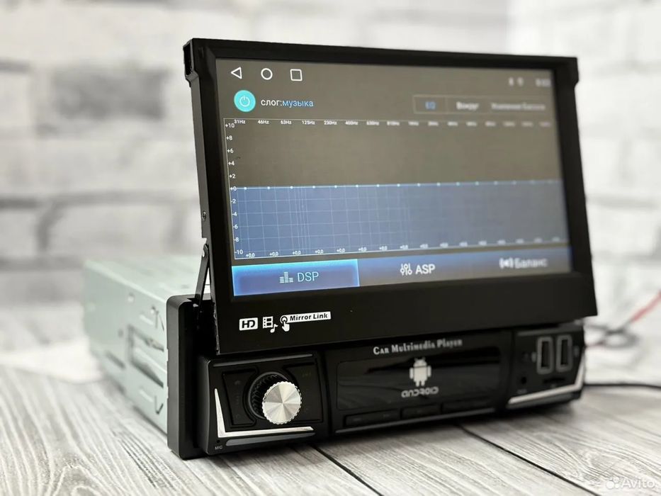 Магнитола андроид для любого авто 1 дин 7 дюймов хамма мошинага тушади