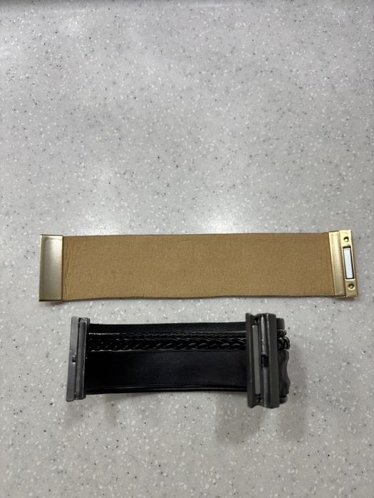 Кожаный золотой браслет продам