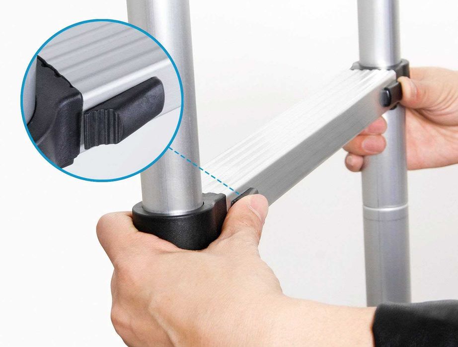 Лестница алюминиевая телескопическая, Narvon, Zina оптом Акция