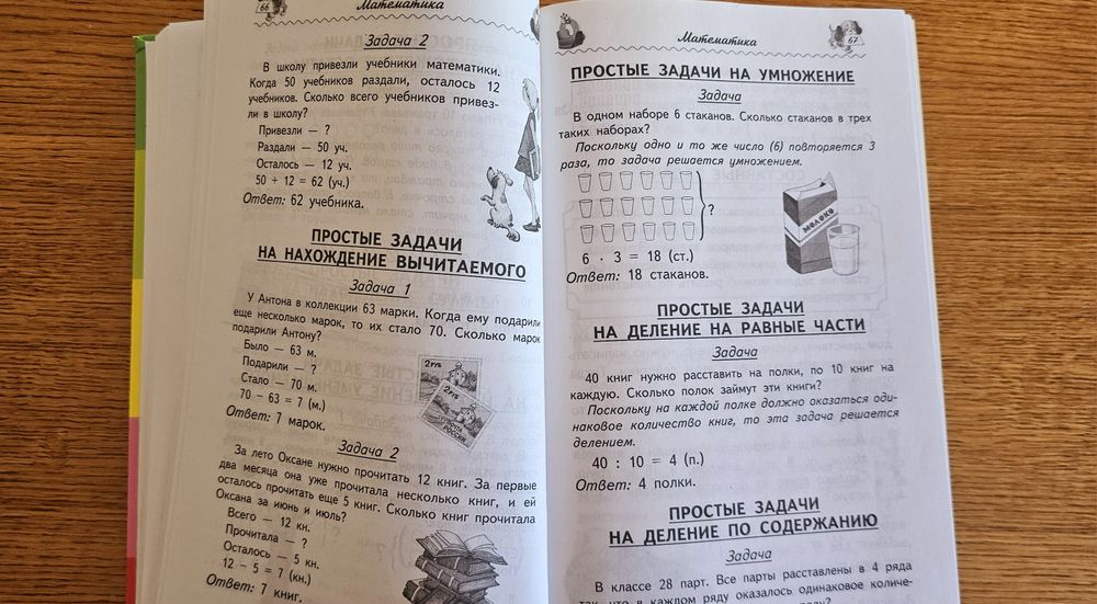 Справочник школьника с 1 по 4 класс