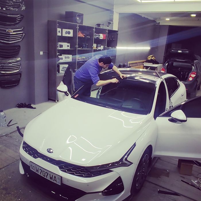 NAR PREMIUM Тонировка заднего лобового или боковые солнцезашитэффектом