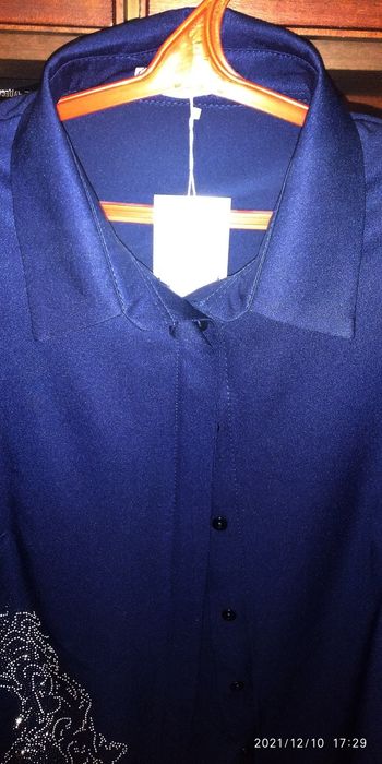 Рубашка-туника большого размера.