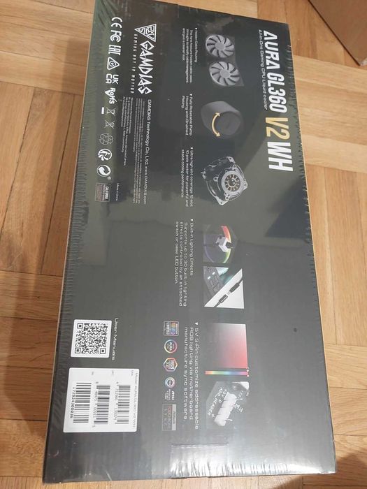 Gamdias Aura GL360 V2 WH - AIO - водно охлаждане (НОВ)