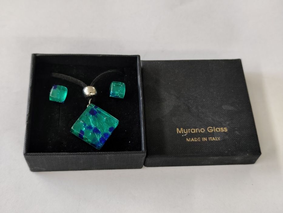 Колие и обеци murano glass Italy