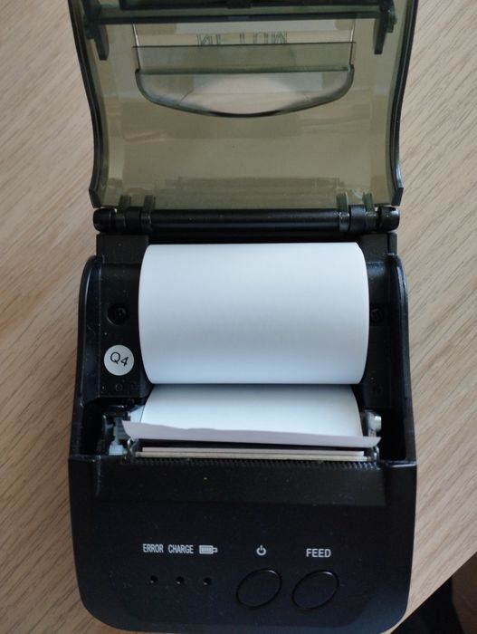 Термопринтер чеков 58 мм. Bluetooth.