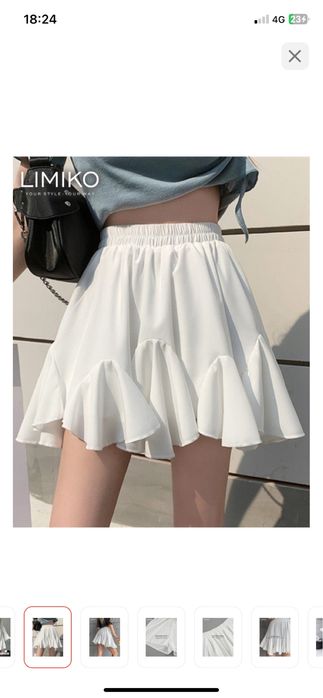 Белая юбка ьабаж