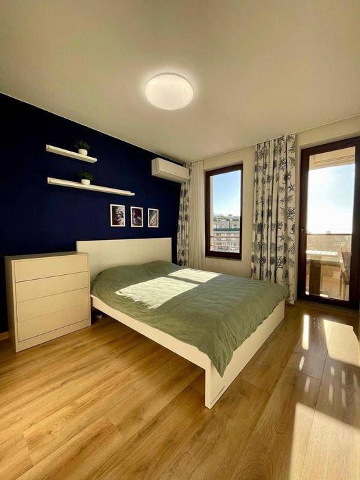 Двустаен апартамент под наем с морска гледка – кв. Бриз, Варна