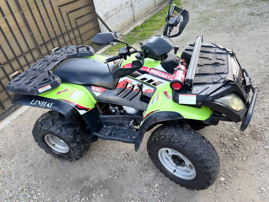 Atv linhai worker / aniversary 300cc tractiune 4*4 inmatriculat