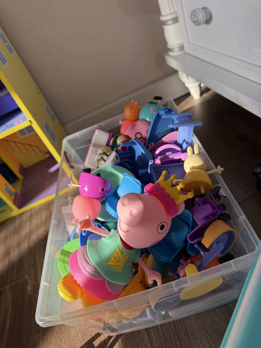 Peppa pig къща каравана кораб коли пълен комплект