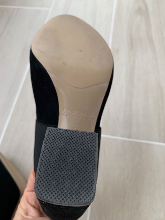 Боти Fabiano, естествена кожа велур