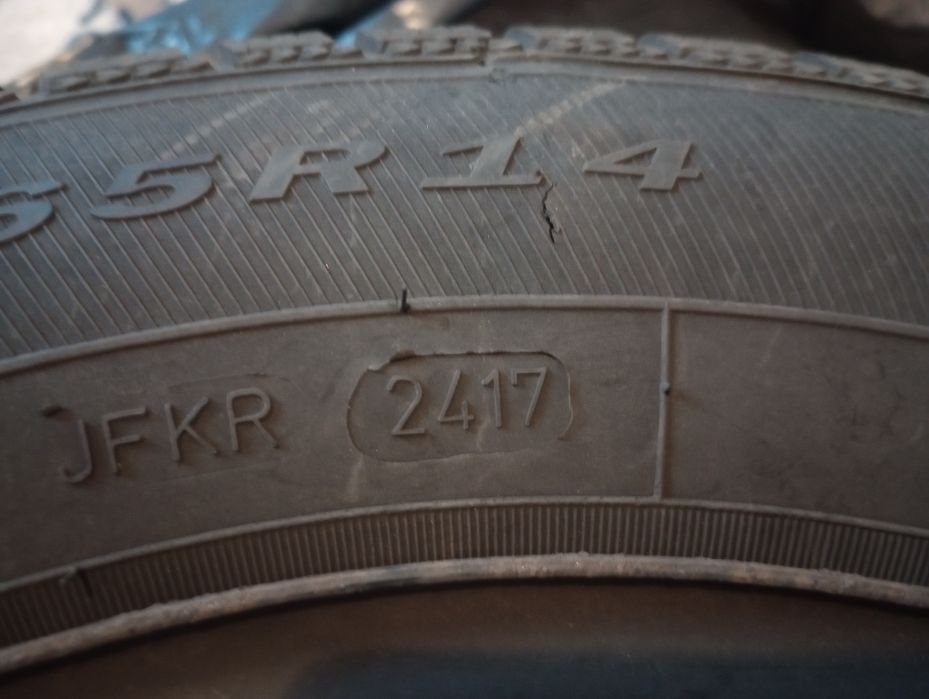 Set roti de iarna pentru Fiat 500 jante + cauciucuri