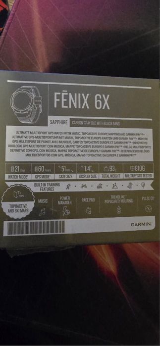 Ceas Garmin 6x Sapphire