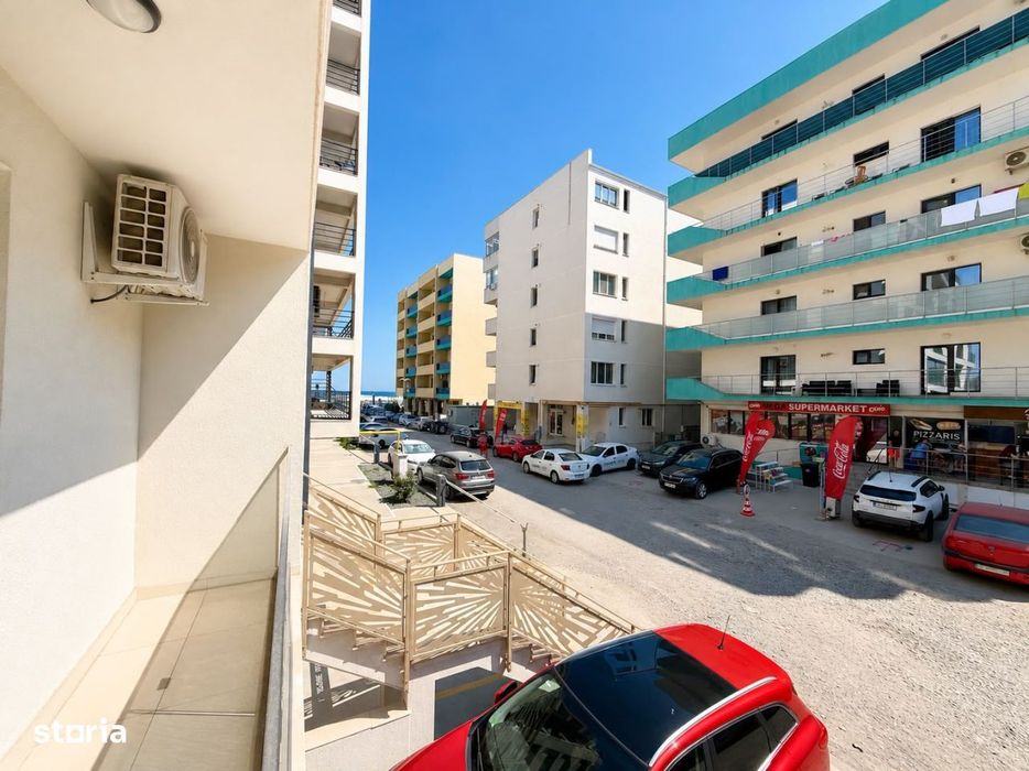 Apartament langa plaja si vedere la mare | parter inalt cu balcon