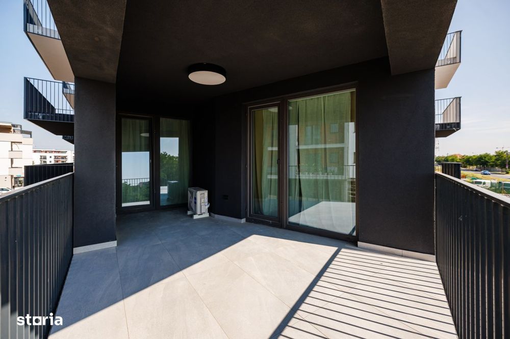 Apartament 2 camere, mobilat si utilat, terasa 12,8 mp | Comision 0