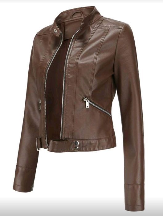 Дамско кожено яке размер М