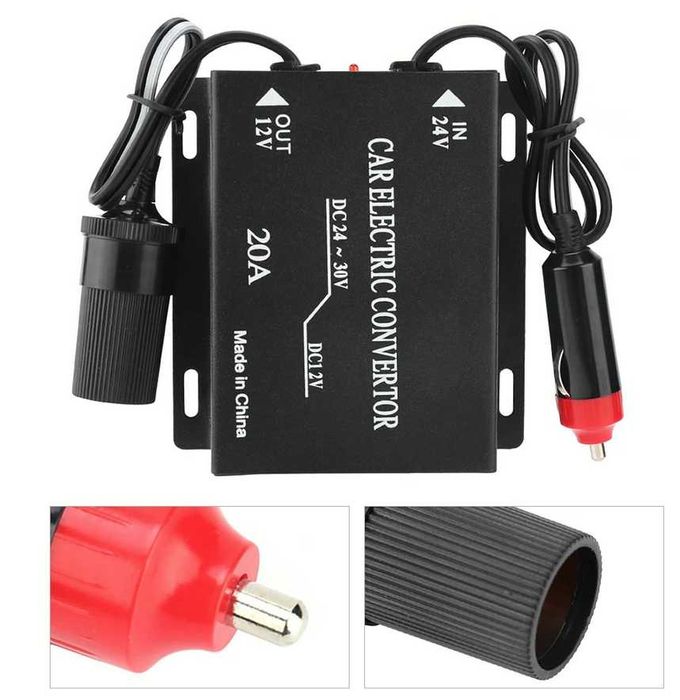 Преобразувател / Конвертор 24V-12V 20A
