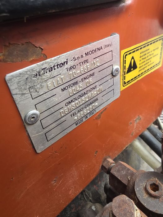 Tractor Fiat 70-66 F Fruttetode 70 cai