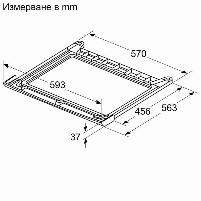 Свързващ кит BOSCH WTZ27510 (вертикално за пералня и сушилня)