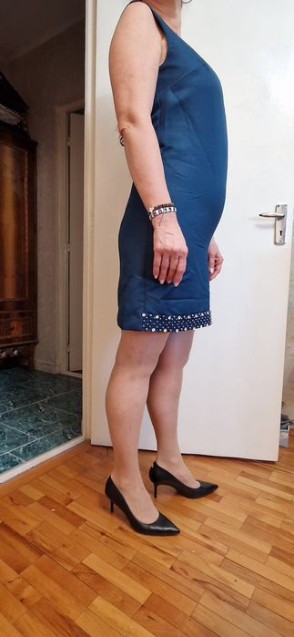 Rochie de zi cu strasuri